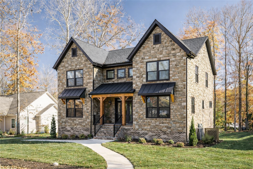 Richmond soft wash exterior clean suburban home curb appeal